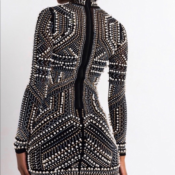 Pearl Body Con Dress - Picture 2 of 4